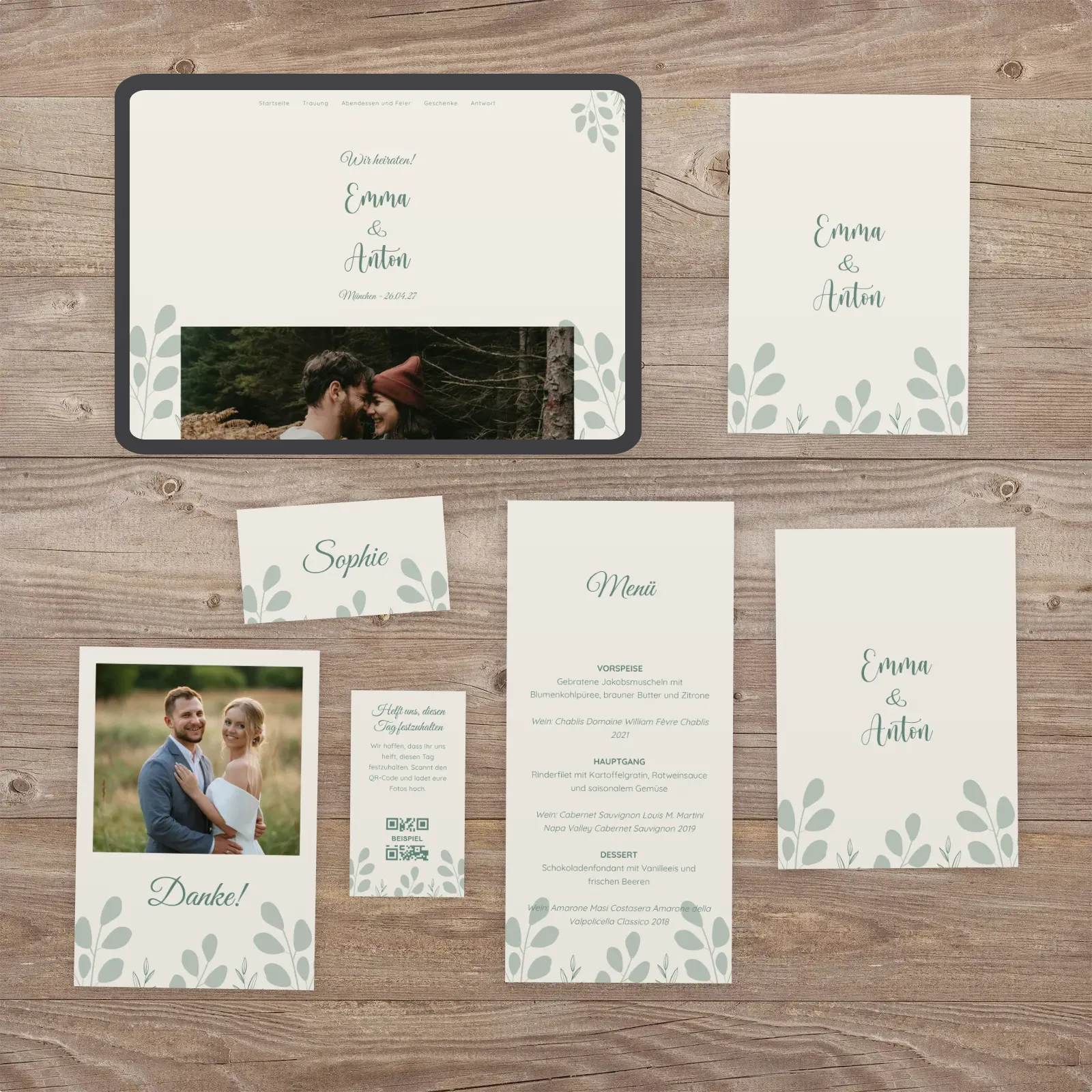 Kollektion Serene zur Hochzeit