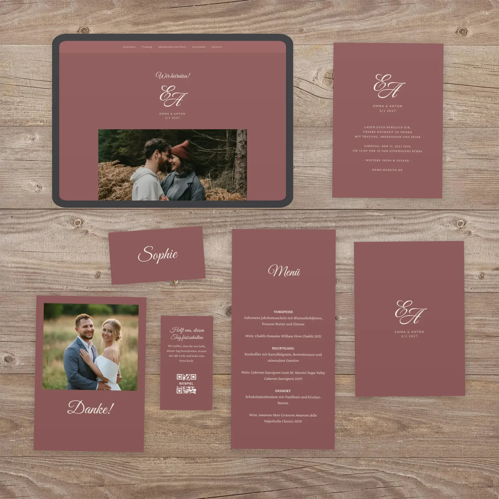 Kollektion Blush zur Hochzeit