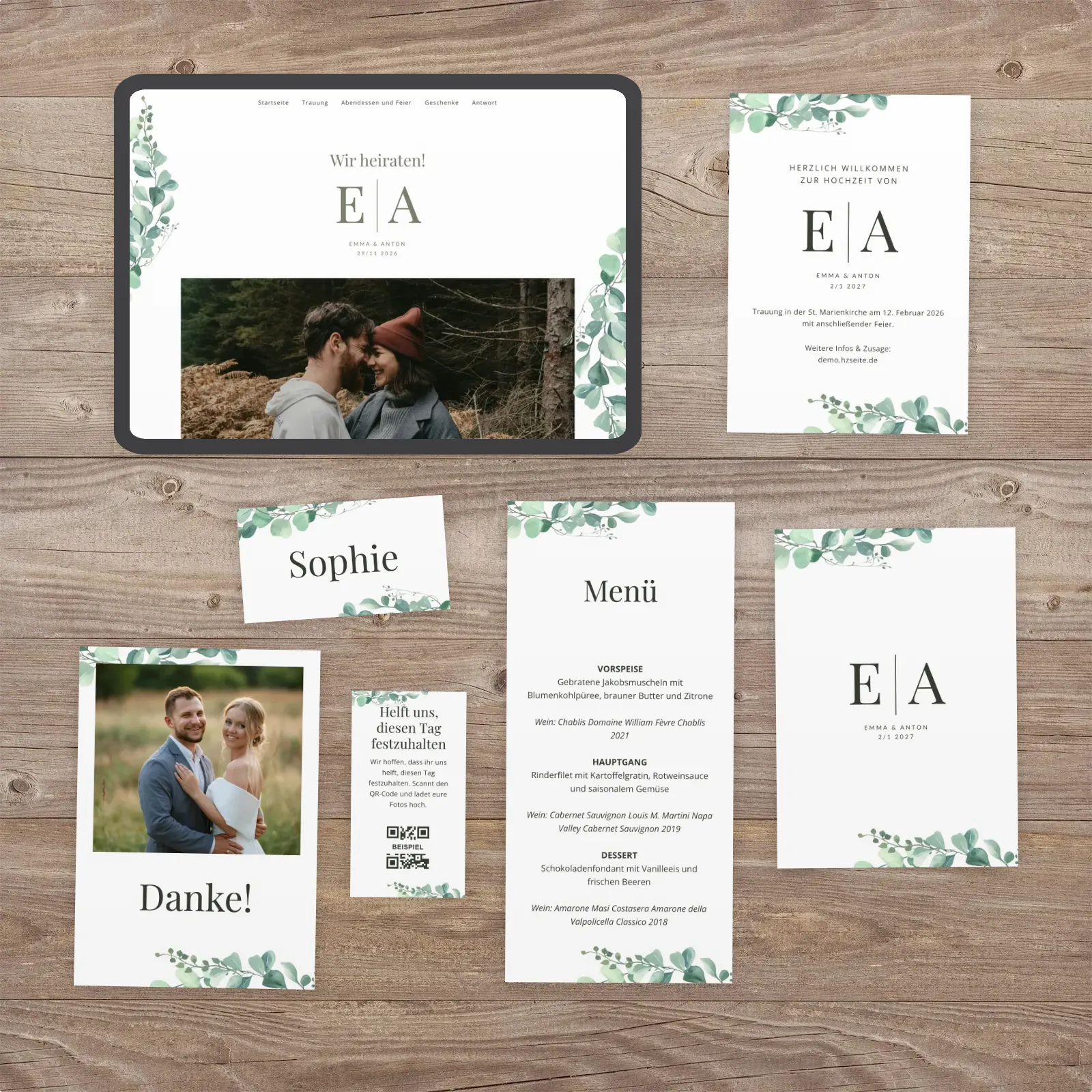 Kollektion Flora zur Hochzeit