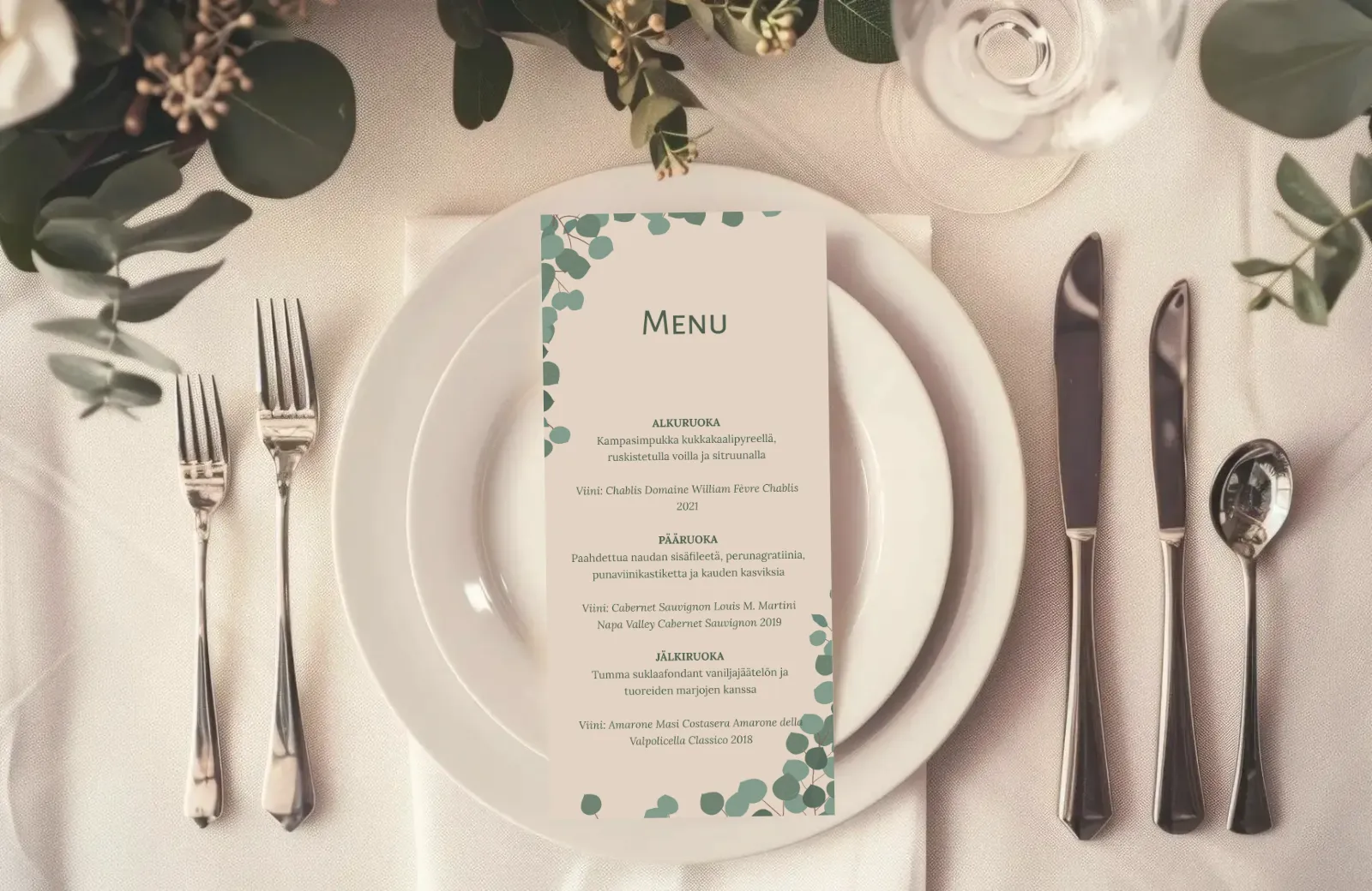 Häämenu - Grove